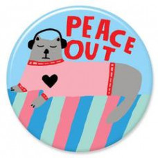 Button - 'Peace Out'