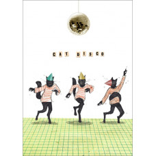 Card - Cat Disco