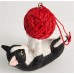 Black and Ginger Playful Cats Hanging Decorations 