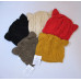 Cat Ear Cable Knit Beanie