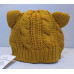 Cat Ear Cable Knit Beanie