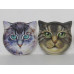 Cat Face Coaster Set