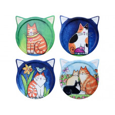 Cat Paintings Coaster Set