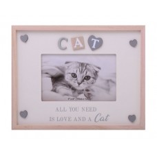 All You Need Is Love And A Cat Photo Frame