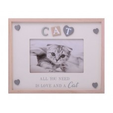 All You Need Is Love And A Cat Photo Frame