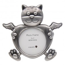 Cat Angel Memorial Photo Frame