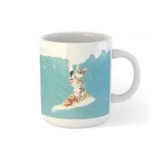 Cat Surfing Taco Mug