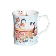 Cats in Box Mug - Blue