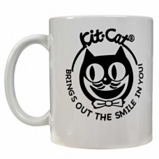 Black and White Smile Kit-Cat Logo Mug