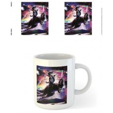 Cat on T.Rex Mug