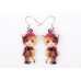 French Kitty Acrylic Earrings