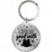 Home is Where the Cat Is Black Keyring