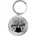 Home is Where the Cat Is Black Keyring