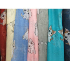 Cartoon Kitty Scarf