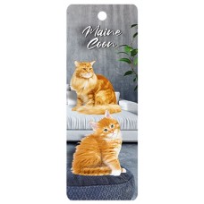 Maine Coon Cat 3D Bookmark