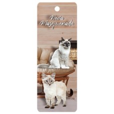 Neva Masquerade Cat 3D Bookmark