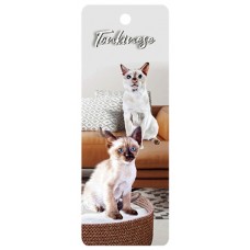 Tonkinese Cat 3D Bookmark