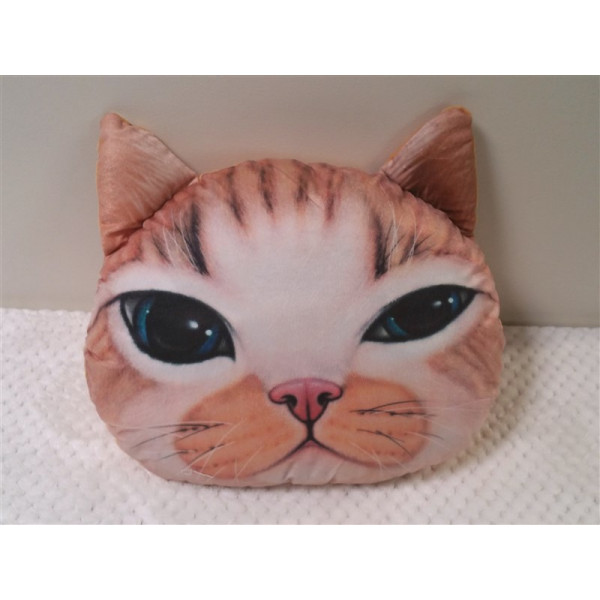 cat head plush