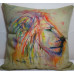 Watercolour Lion Cushion