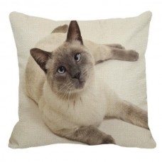 Siamese Blue Point Cat Cushion