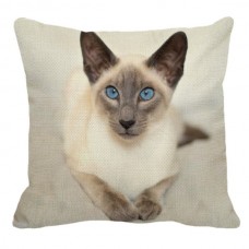 Siamese Chocolate Point Cat Cushion