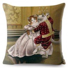 Cat and Meow Cushion