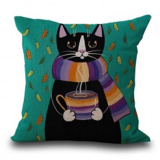 Cat Coffee Cushion