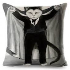 Cat Dracula Cushion