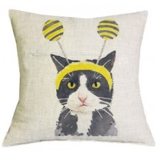 Not Happy Cat Cushion