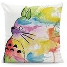 Rainbow Totoro Cushion