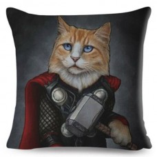CatThor Superhero Cat Cushion