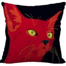Red Cat Cushion